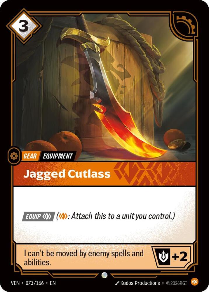 Jagged Cutlass 073/166 (Vendetta)  - Foil | Good Games Morley