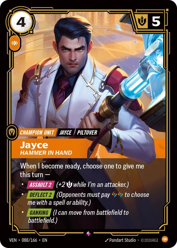 Jayce - Hammer in Hand 088/166 (Vendetta)  - Foil | Good Games Morley