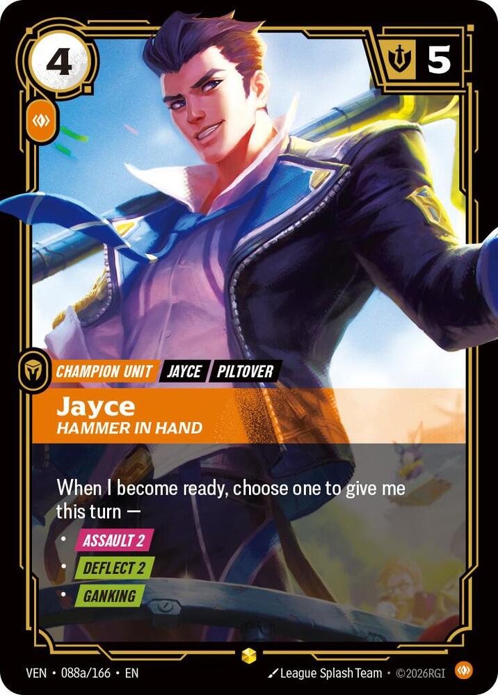 Jayce - Hammer in Hand 088a/166 (Vendetta)  - Foil | Good Games Morley