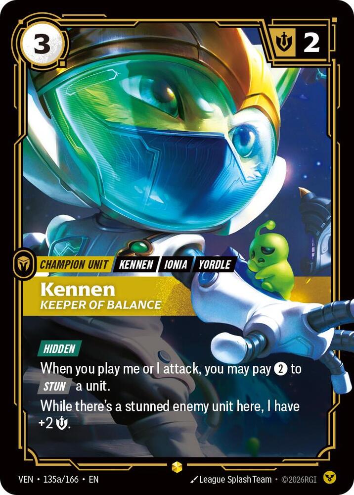 Kennen - Keeper of Balance 135a/166 (Vendetta)  - Foil | Good Games Morley