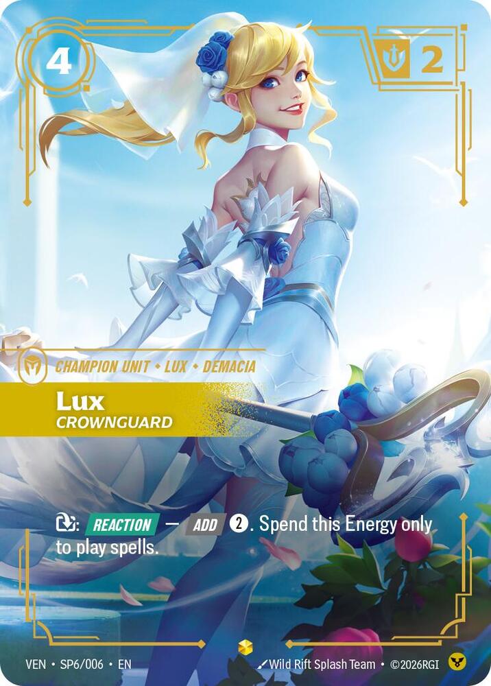 Lux - Crownguard SP6/006 (Vendetta)  - Foil | Good Games Morley