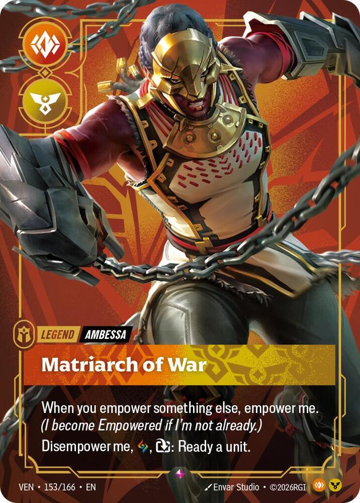Ambessa - Matriarch of War 153/166 (Vendetta)  - Foil | Good Games Morley