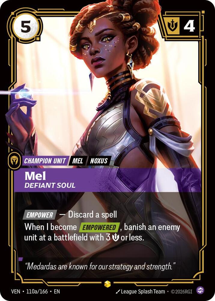 Mel - Defiant Soul 110a/166 (Vendetta)  - Foil | Good Games Morley