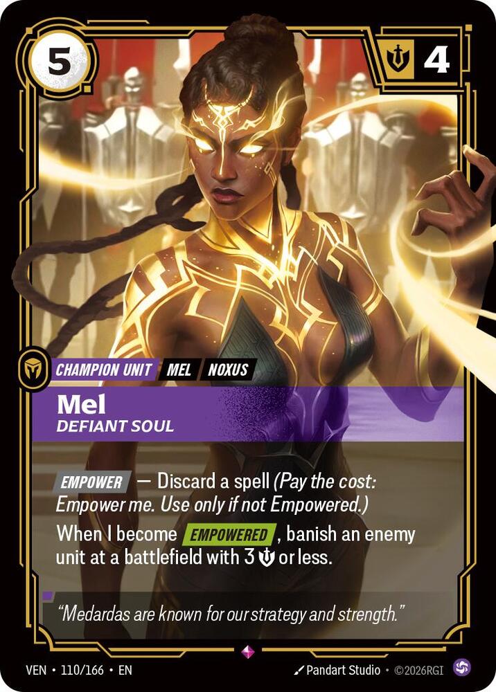 Mel - Defiant Soul 110/166 (Vendetta)  - Foil | Good Games Morley