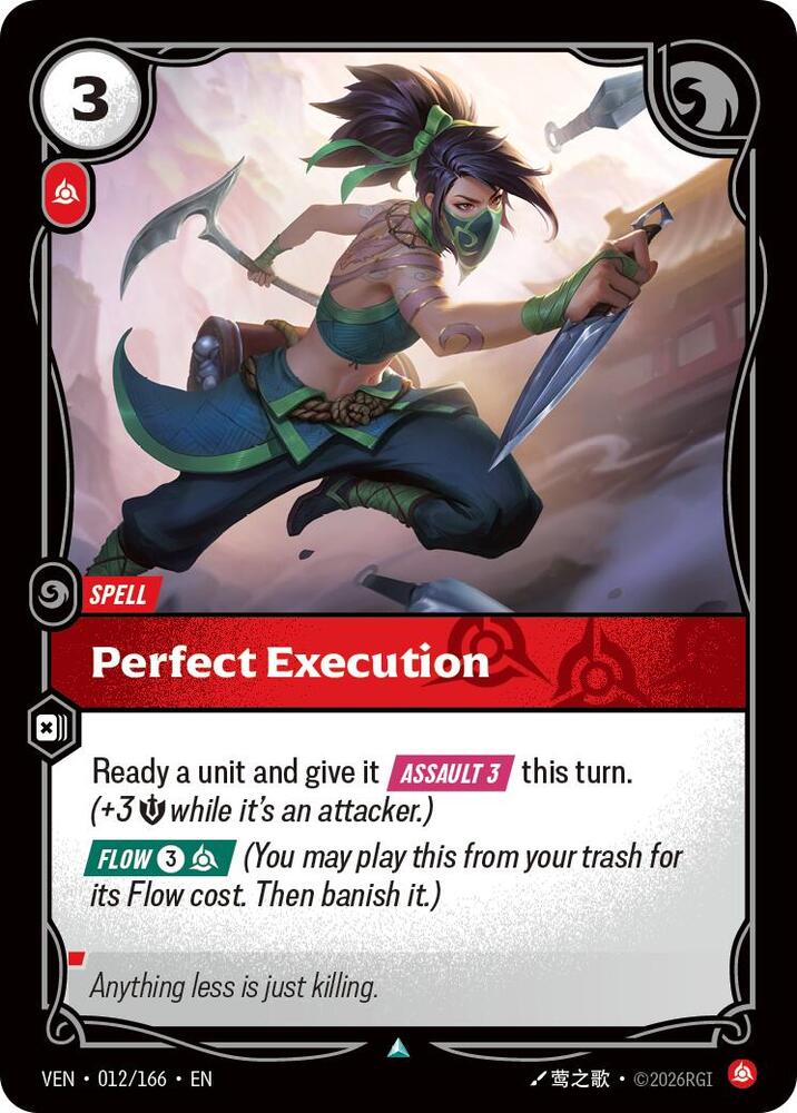 Perfect Execution 012/166 (Vendetta)  | Good Games Morley