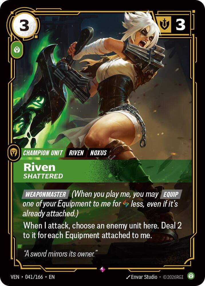 Riven - Shattered 041/166 (Vendetta)  - Foil | Good Games Morley