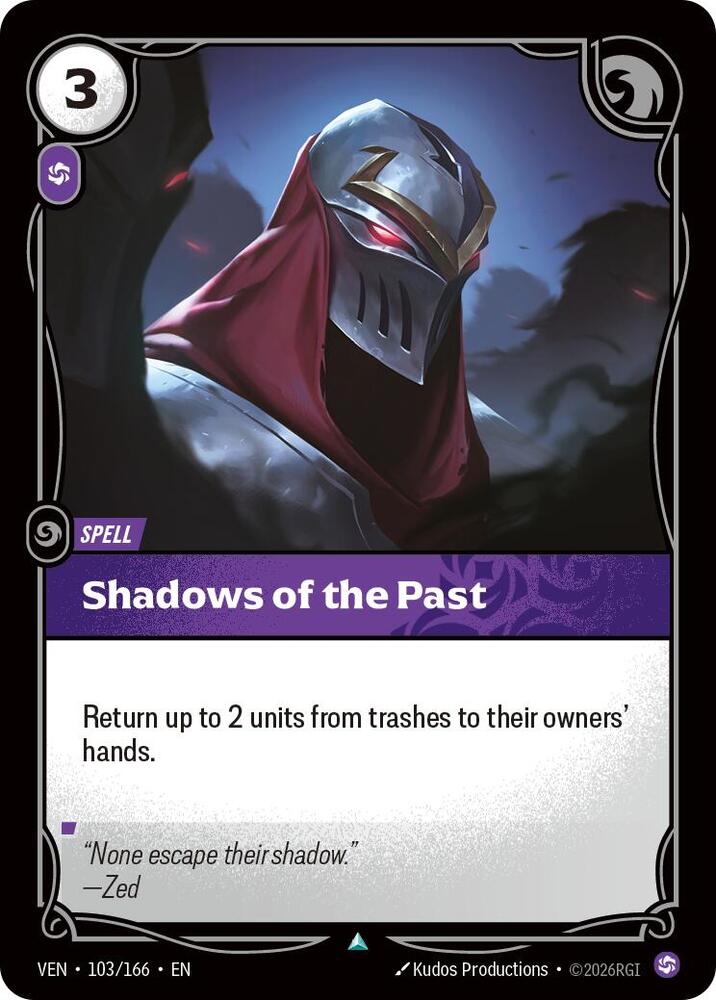 Shadows of the Past 103/166 (Vendetta)  - Foil | Good Games Morley