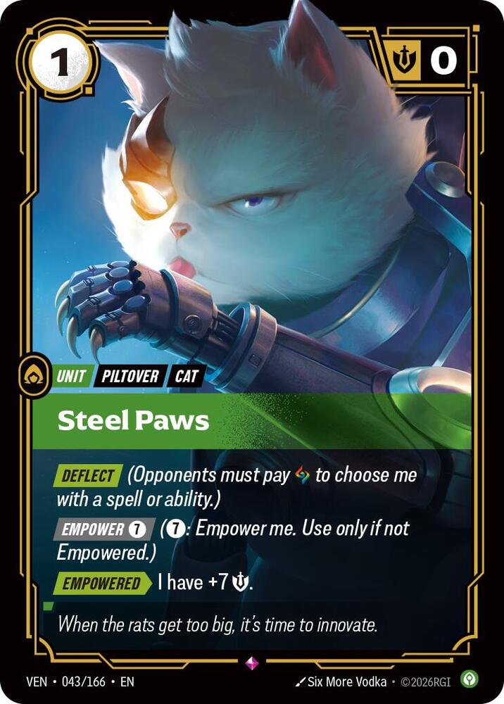 Steel Paws 043/166 (Vendetta)  - Foil | Good Games Morley