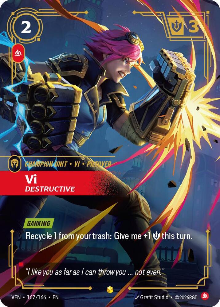 Vi - Destructive 167/166 (Vendetta)  - Foil | Good Games Morley