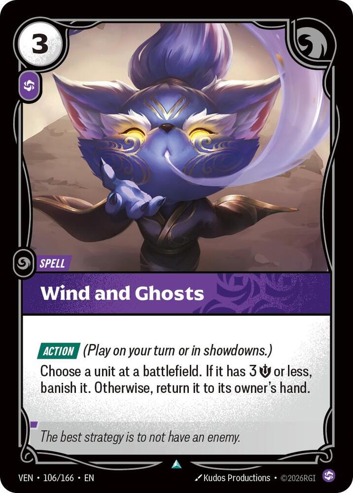 Wind and Ghosts 106/166 (Vendetta)  | Good Games Morley