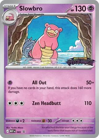 Slowbro - Pitch Black Stamped 083 (ME: Mega Evolution Promo)  - Holofoil | Good Games Morley