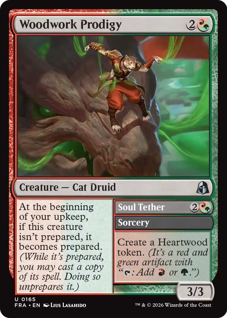 Woodwork Prodigy // Soul Tether 165 (Reality Fracture)  - Foil | Good Games Morley