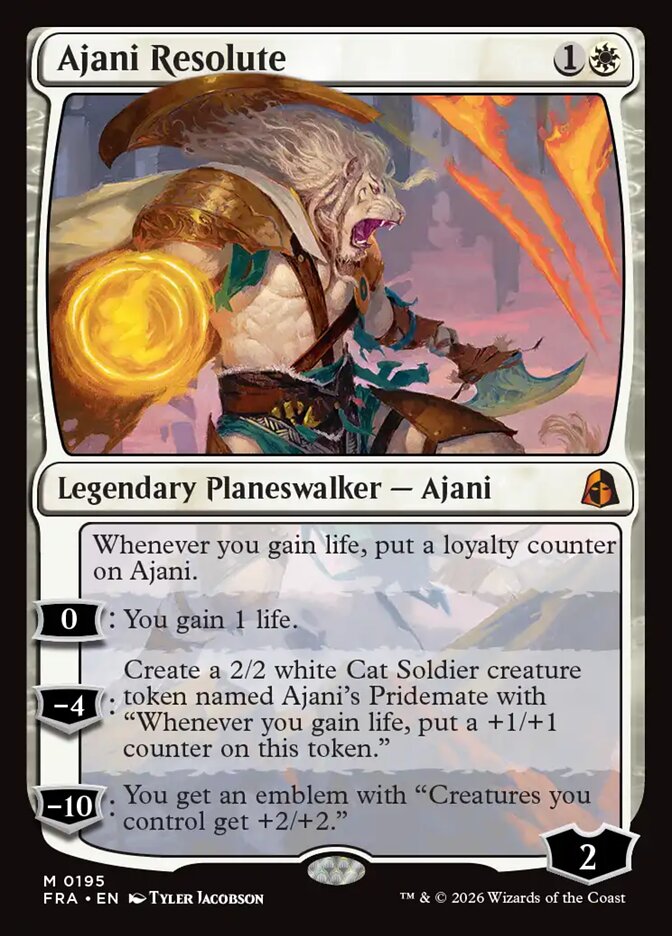 Ajani Resolute 195 (Reality Fracture)  | Good Games Morley