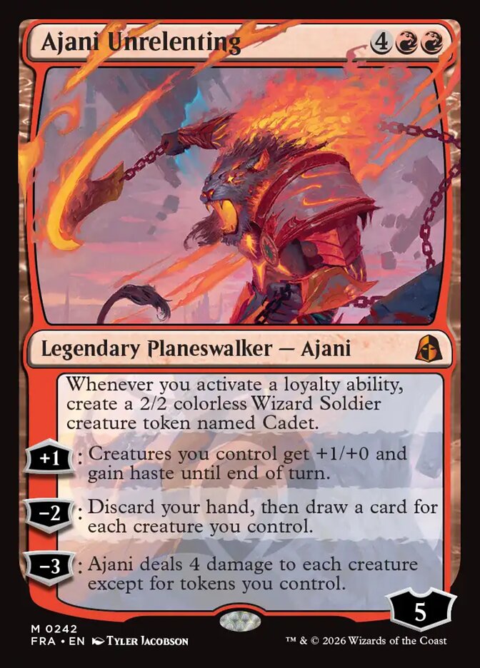 Ajani Unrelenting 242 (Reality Fracture)  | Good Games Morley