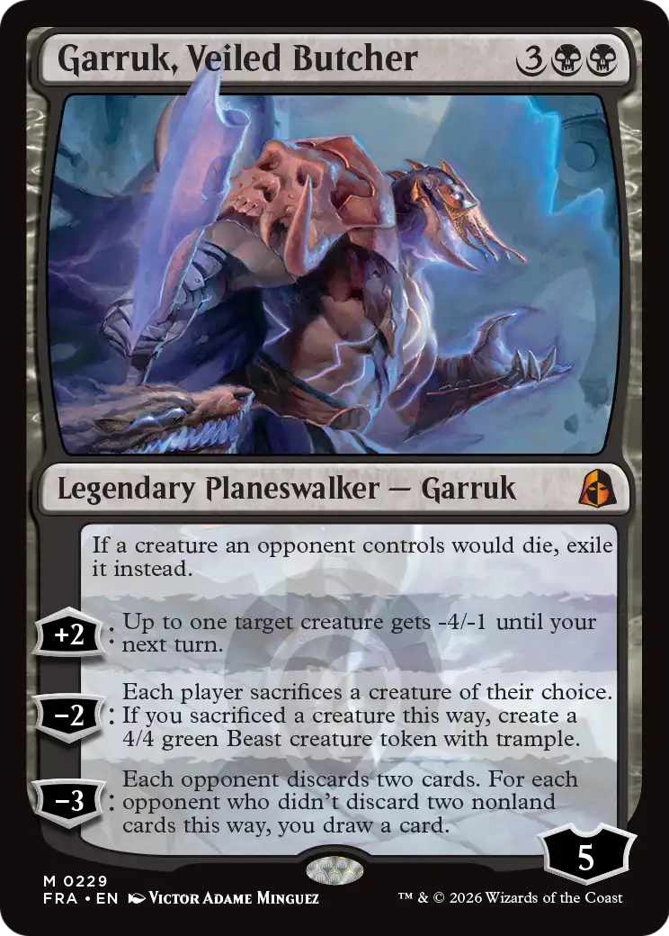 Garruk, Veiled Butcher 229 (Reality Fracture)  - Foil | Good Games Morley