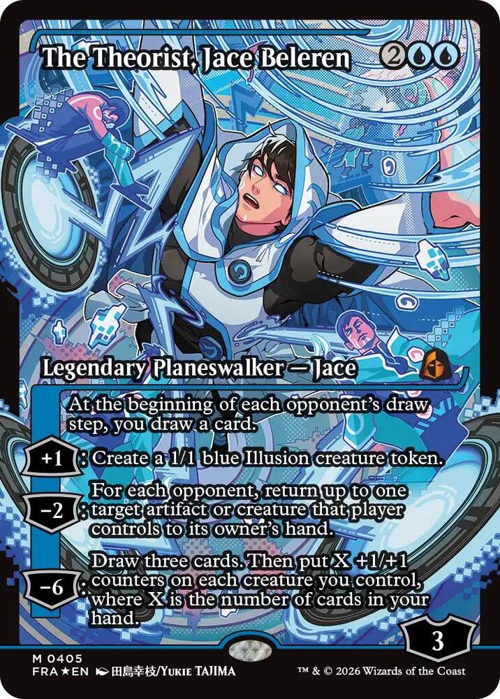 The Theorist, Jace Beleren 405 (Reality Fracture)  - Showcase Foil | Good Games Morley