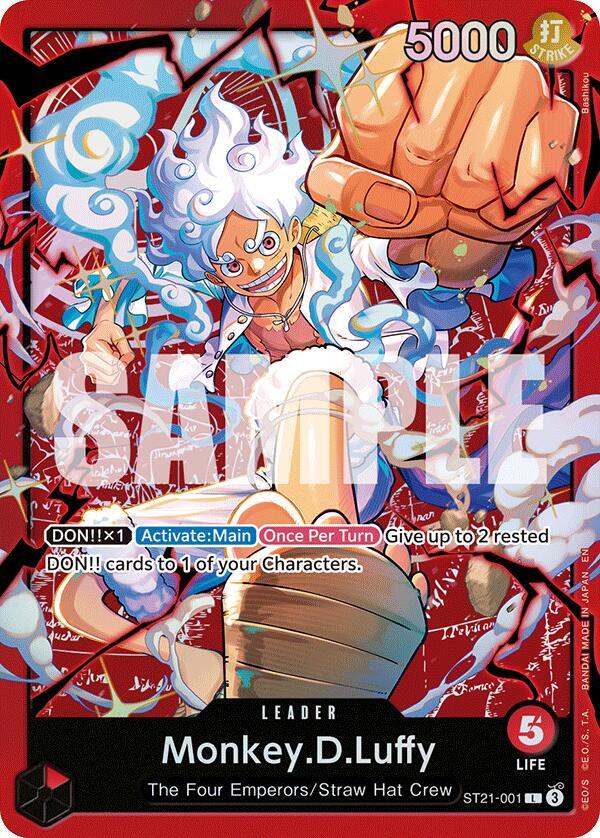 Monkey.D.Luffy ST21-001 (Starter Deck 31: RED Monkey.D.Luffy)  - Foil | Good Games Morley