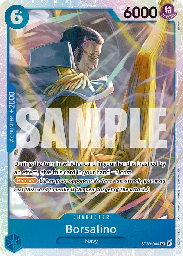 Borsalino ST33-004 (Starter Deck 33: BLUE Kuzan)  - Foil | Good Games Morley
