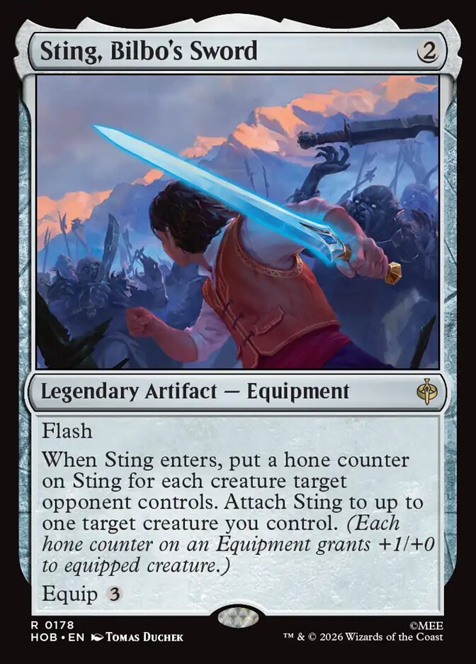 Sting, Bilbo's Sword 178 (The Hobbit)  - Foil | Good Games Morley