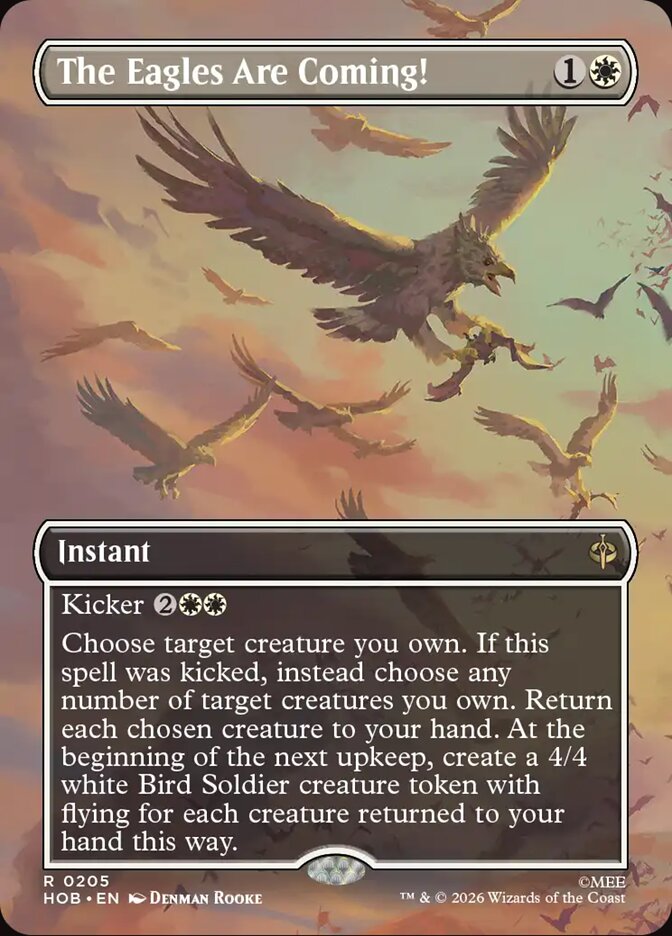 The Eagles Are Coming! 205 (The Hobbit)  - Borderless Foil | Good Games Morley