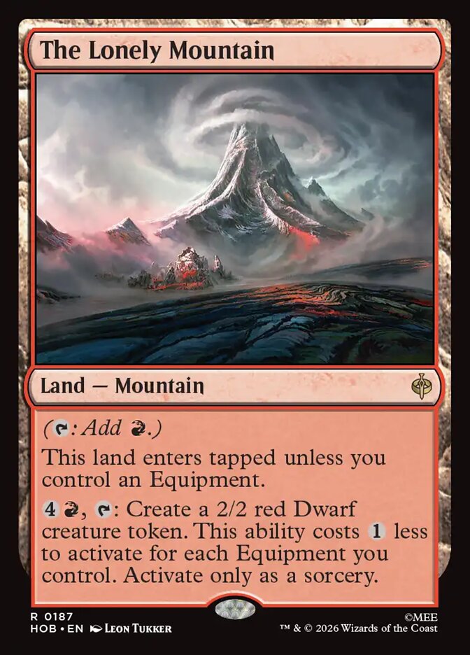 The Lonely Mountain 187 (The Hobbit)  - Foil | Good Games Morley