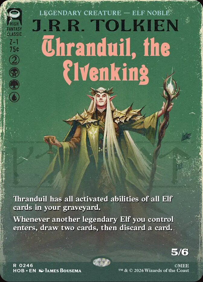 Thranduil, the Elvenking 246 (The Hobbit)  - Borderless Foil | Good Games Morley