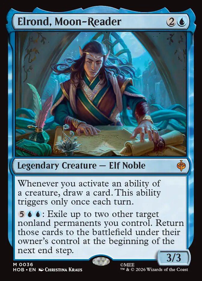 Elrond, Moon-Reader 36 (The Hobbit)  - Foil | Good Games Morley