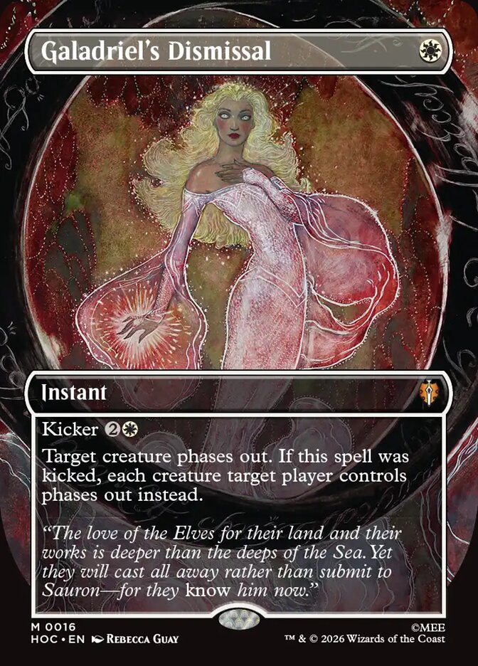 Galadriel's Dismissal 16 (The Hobbit: Eternal-Legal)  - Borderless Foil | Good Games Morley
