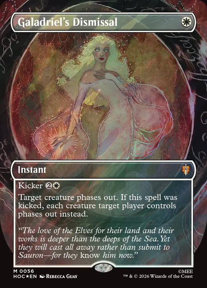 Galadriel's Dismissal 56 (The Hobbit: Eternal-Legal)  - Borderless Surge Foil | Good Games Morley