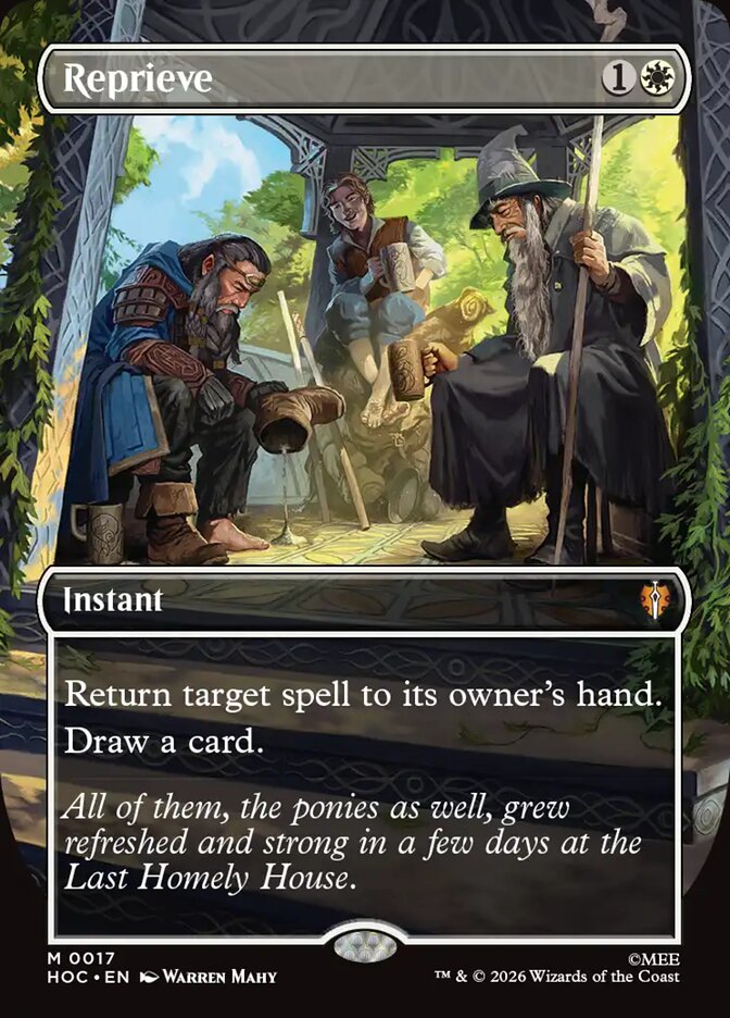 Reprieve 17 (The Hobbit: Eternal-Legal)  - Borderless Foil | Good Games Morley