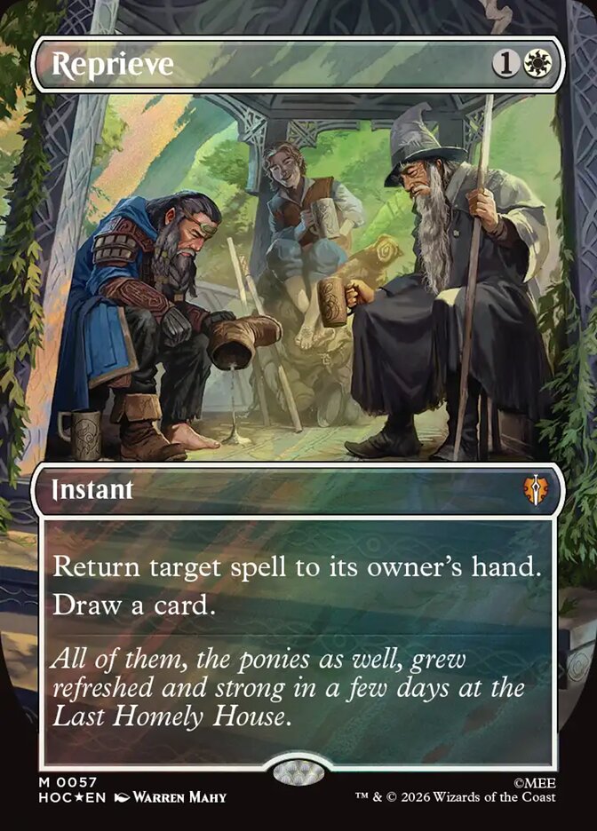 Reprieve 57 (The Hobbit: Eternal-Legal)  - Borderless Surge Foil | Good Games Morley