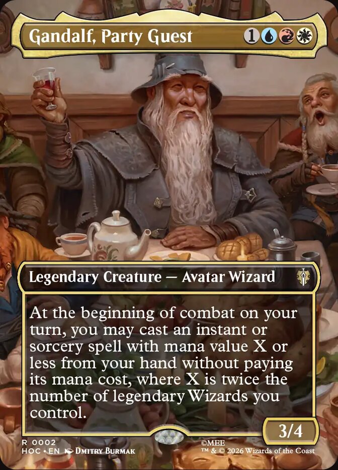 Gandalf, Party Guest 2 (The Hobbit: Eternal-Legal)  - Borderless | Good Games Morley