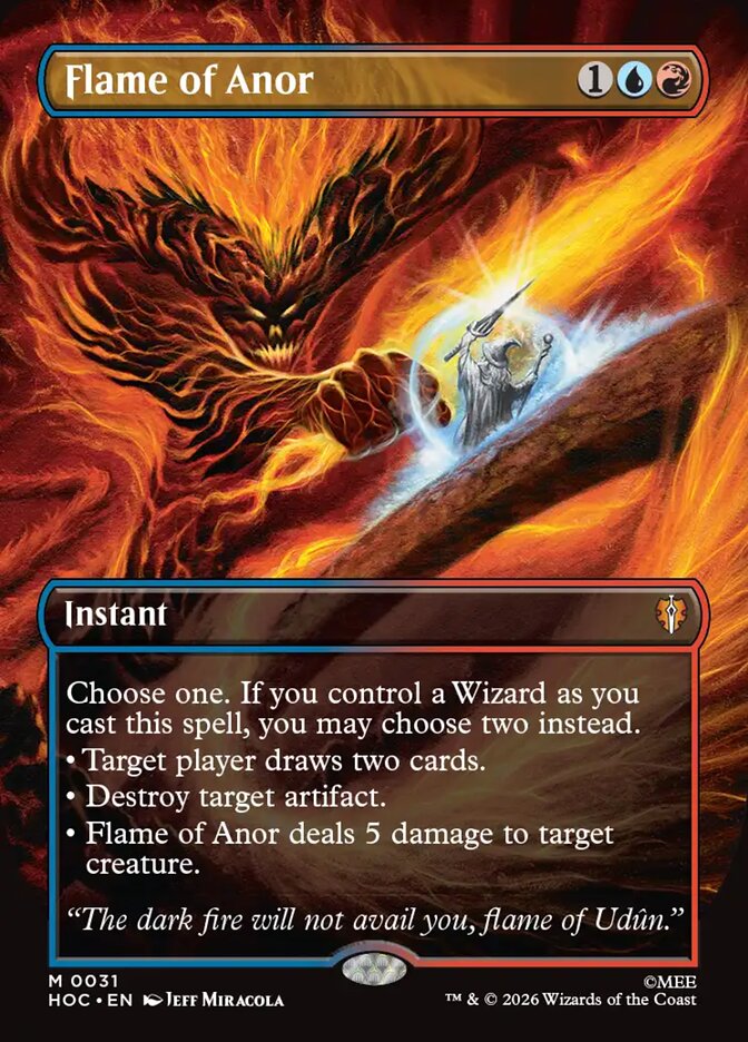 Flame of Anor 31 (The Hobbit: Eternal-Legal)  - Borderless Foil | Good Games Morley
