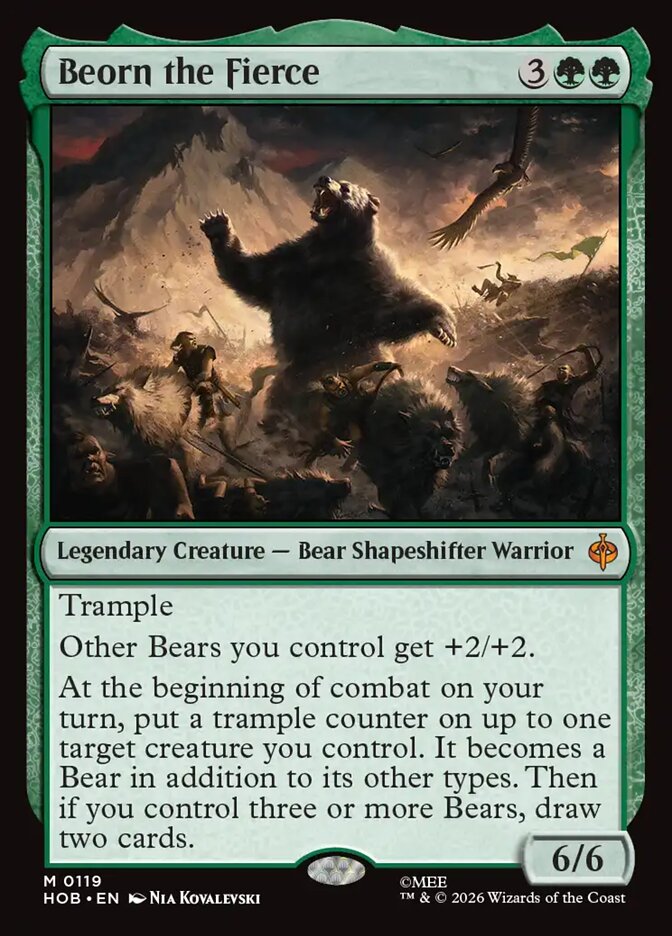 Beorn the Fierce 119 (The Hobbit)  - Foil | Good Games Morley