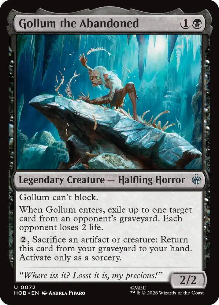 Gollum the Abandoned 72 (The Hobbit)  - Foil | Good Games Morley