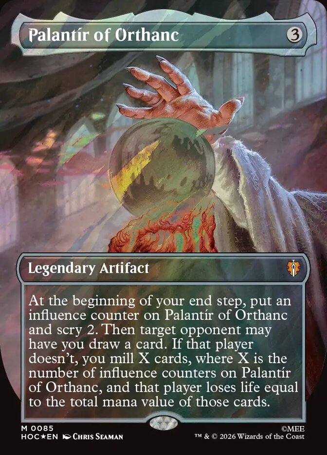 Palantír of Orthanc 85 (The Hobbit: Eternal-Legal)  - Borderless Surge Foil | Good Games Morley
