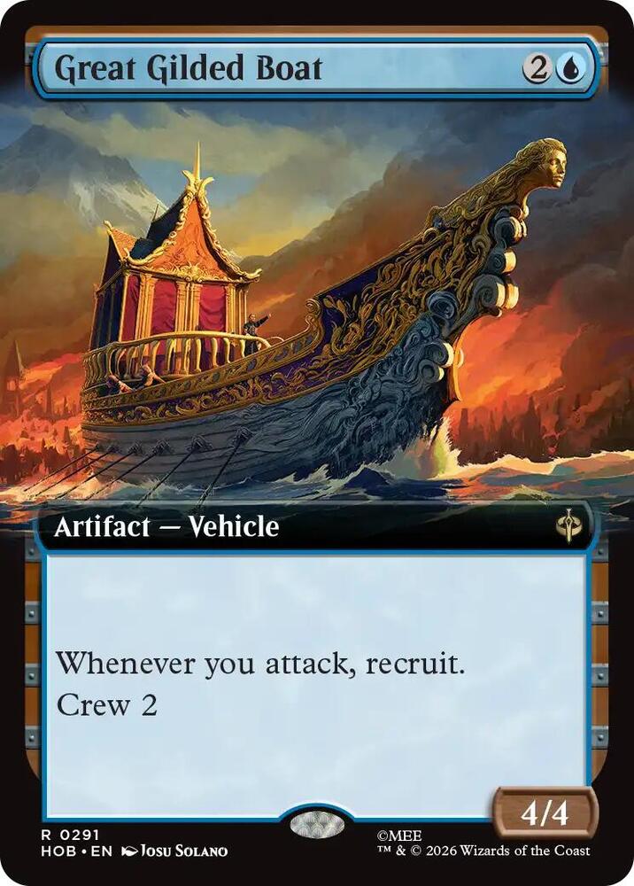 Great Gilded Boat 291 (The Hobbit)  - Extended Art | Good Games Morley