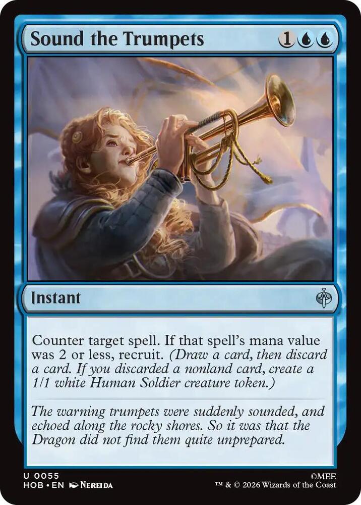 Sound the Trumpets 55 (The Hobbit)  - Foil | Good Games Morley