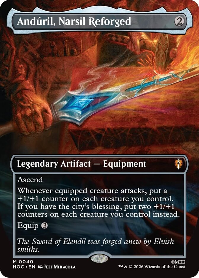 Andúril, Narsil Reforged 40 (The Hobbit: Eternal-Legal)  - Borderless | Good Games Morley