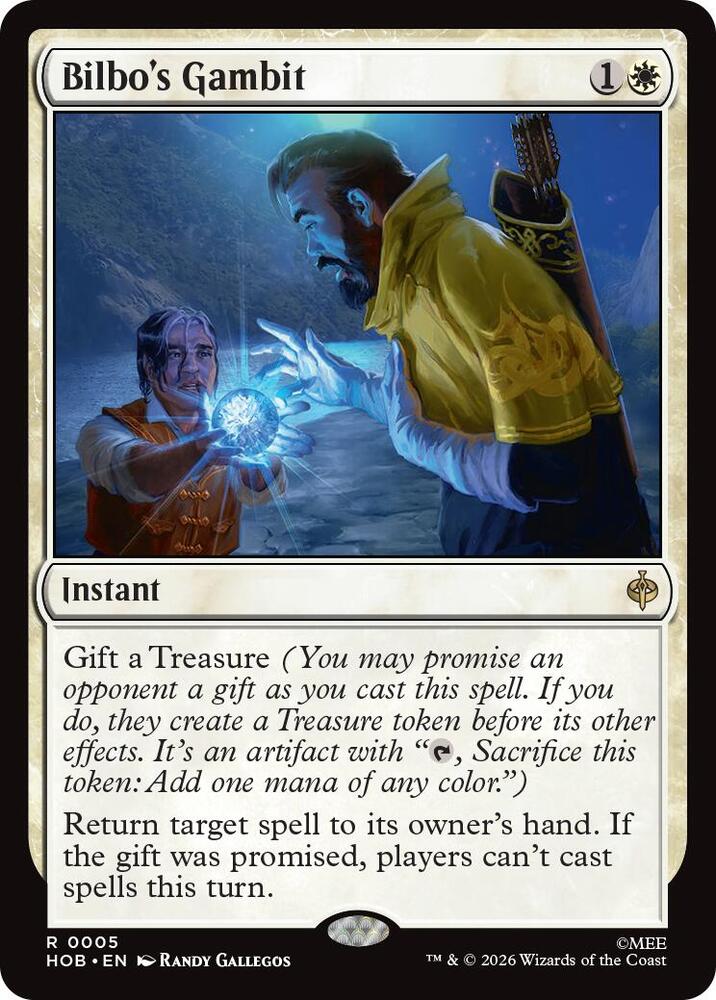 Bilbo's Gambit 5 (The Hobbit)  - Foil | Good Games Morley