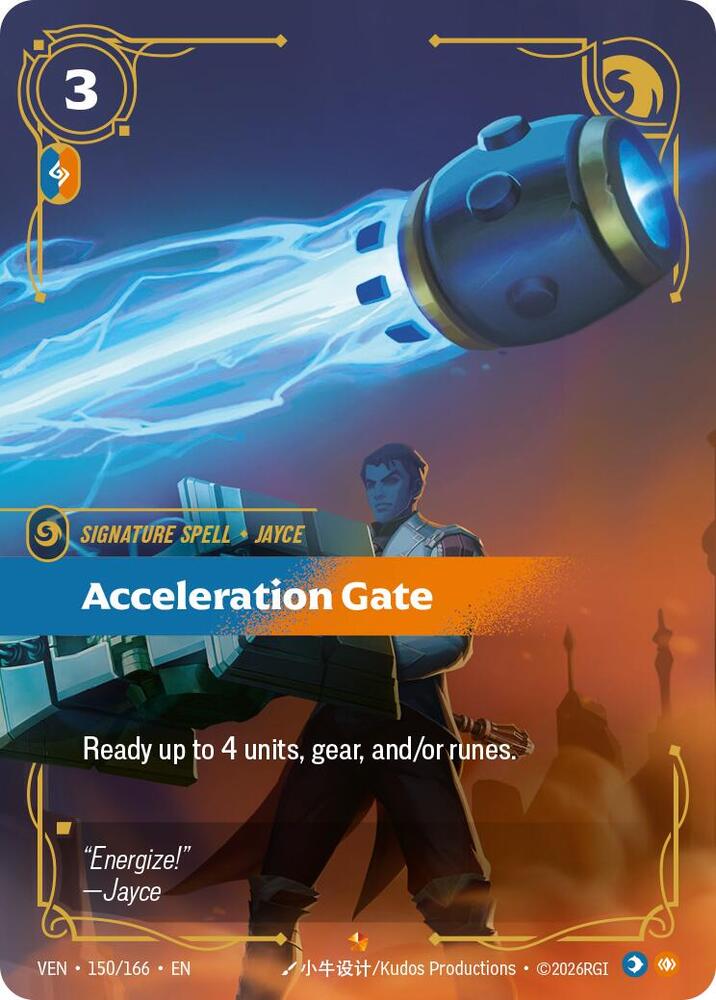 Acceleration Gate 150/166 (Vendetta)  - Foil | Good Games Morley