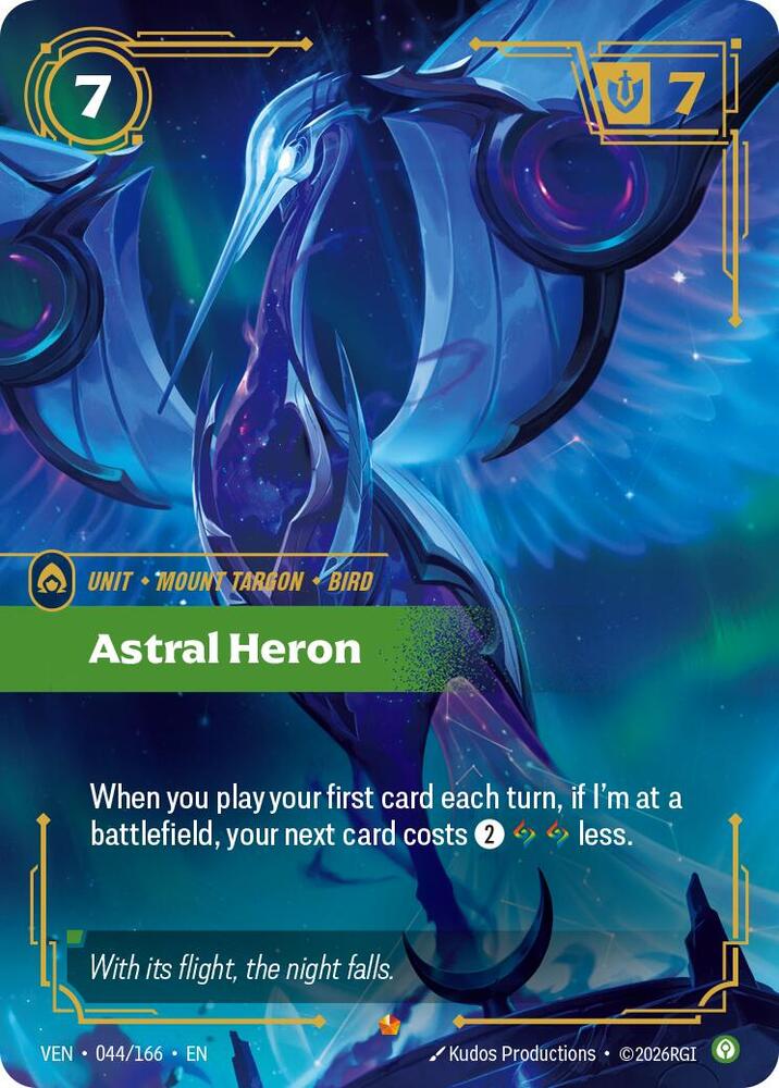 Astral Heron 044/166 (Vendetta)  - Foil | Good Games Morley