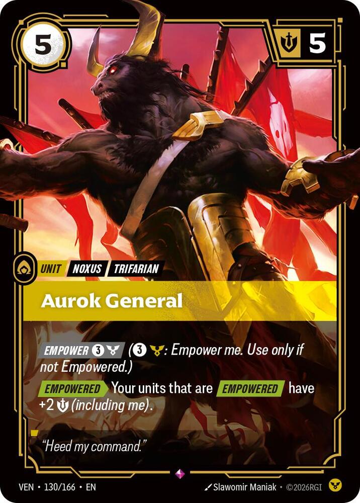 Aurok General 130/166 (Vendetta)  - Foil | Good Games Morley