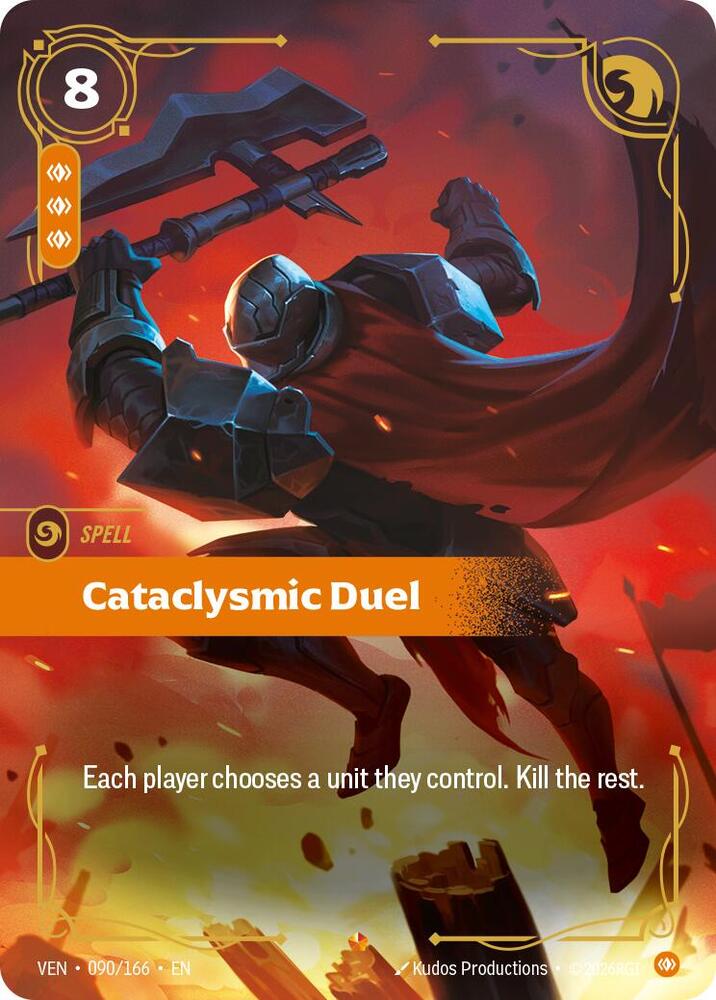 Cataclysmic Duel 090/166 (Vendetta)  - Foil | Good Games Morley