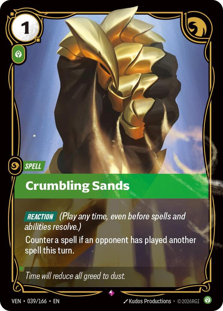 Crumbling Sands 039/166 (Vendetta)  - Foil | Good Games Morley