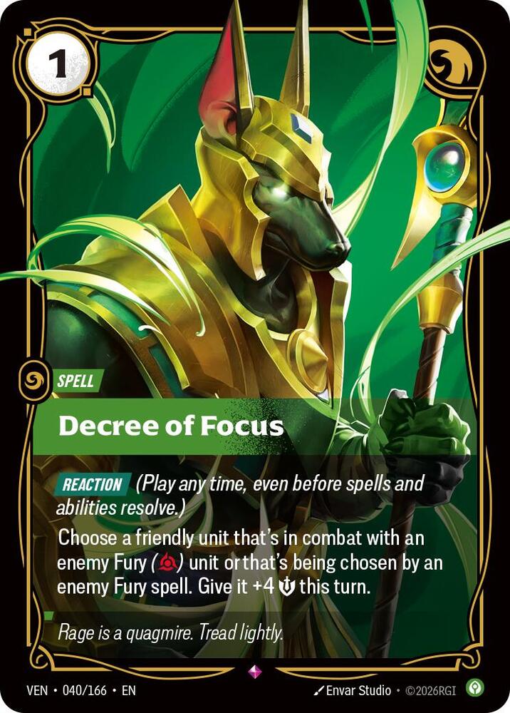 Decree of Focus 040/166 (Vendetta)  - Foil | Good Games Morley