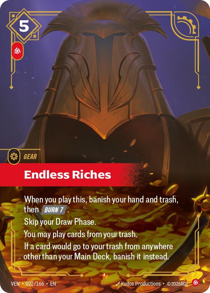Endless Riches 022/166 (Vendetta)  - Foil | Good Games Morley
