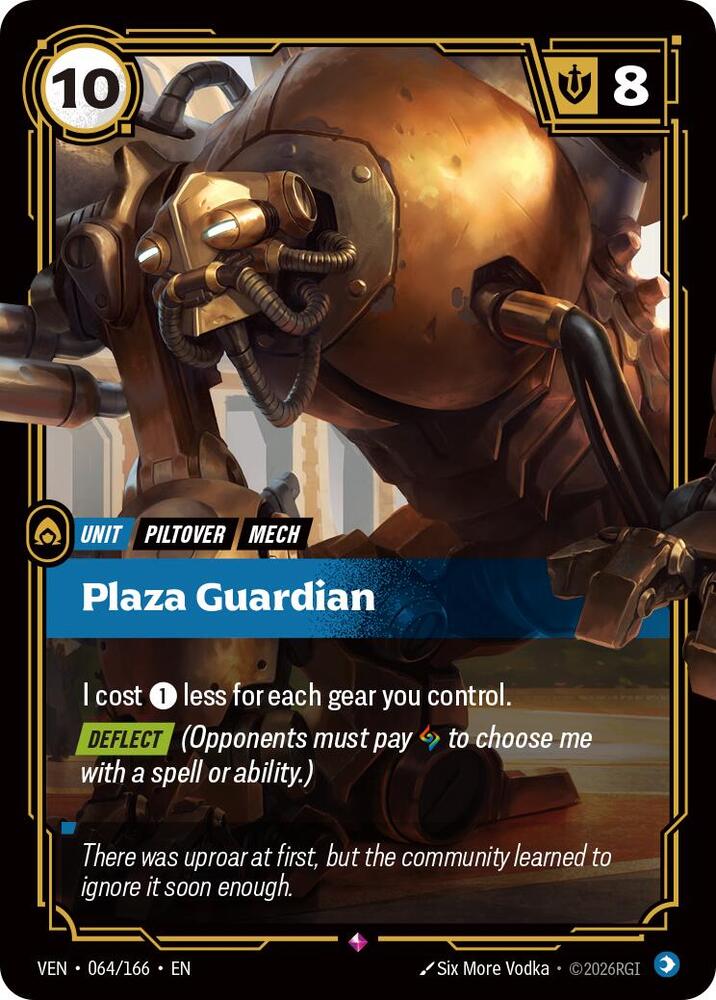 Plaza Guardian 064/166 (Vendetta)  - Foil | Good Games Morley