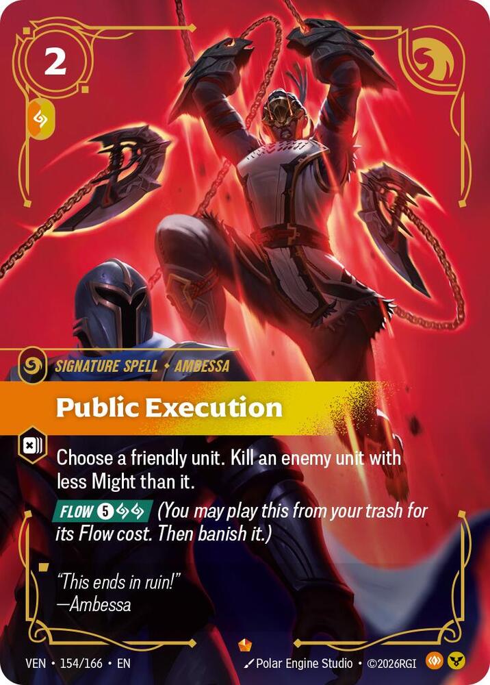 Public Execution 154/166 (Vendetta)  - Foil | Good Games Morley