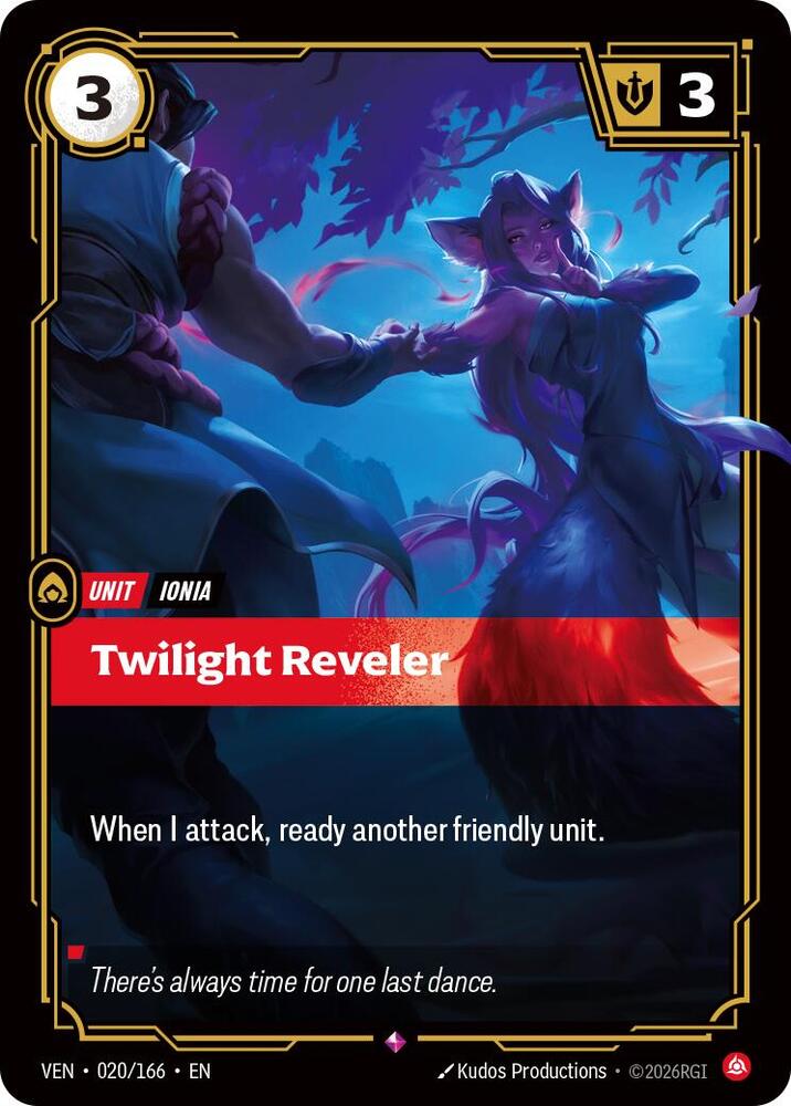 Twilight Reveler 020/166 (Vendetta)  - Foil | Good Games Morley
